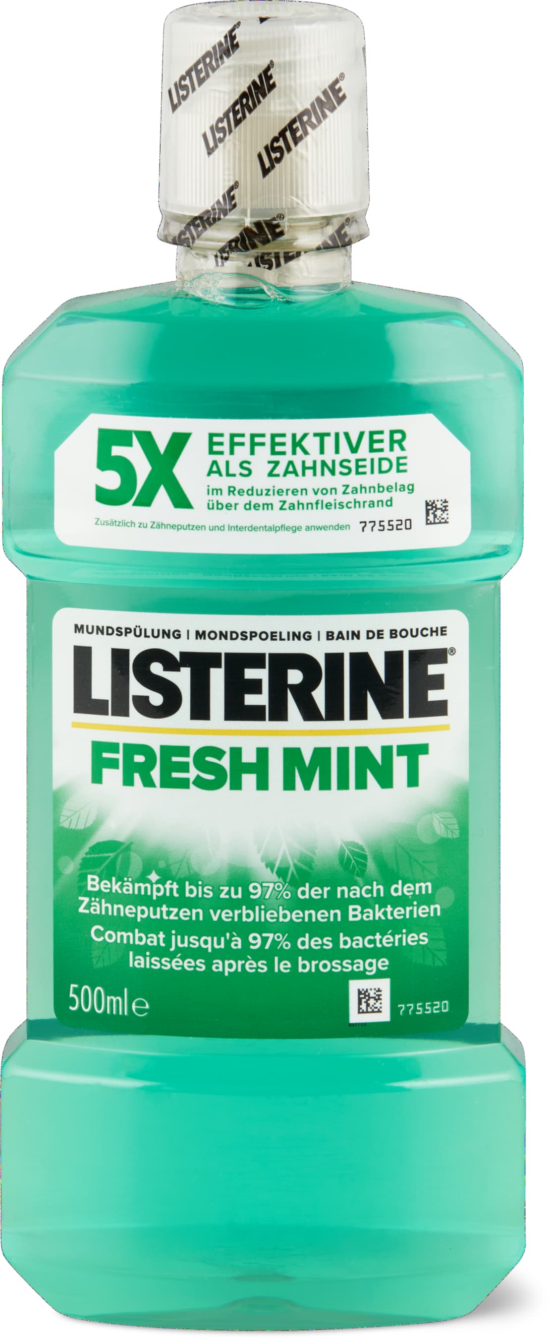 Listerine Bain de bouche Fresh Mint 500ml